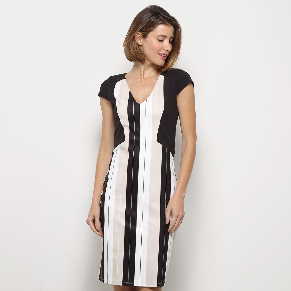 Vestido Enna Slim Recortes