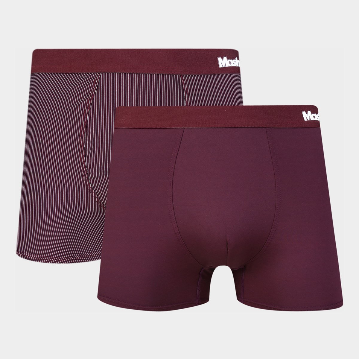 Kit Cueca Boxer Mash Listrada 2 Peças