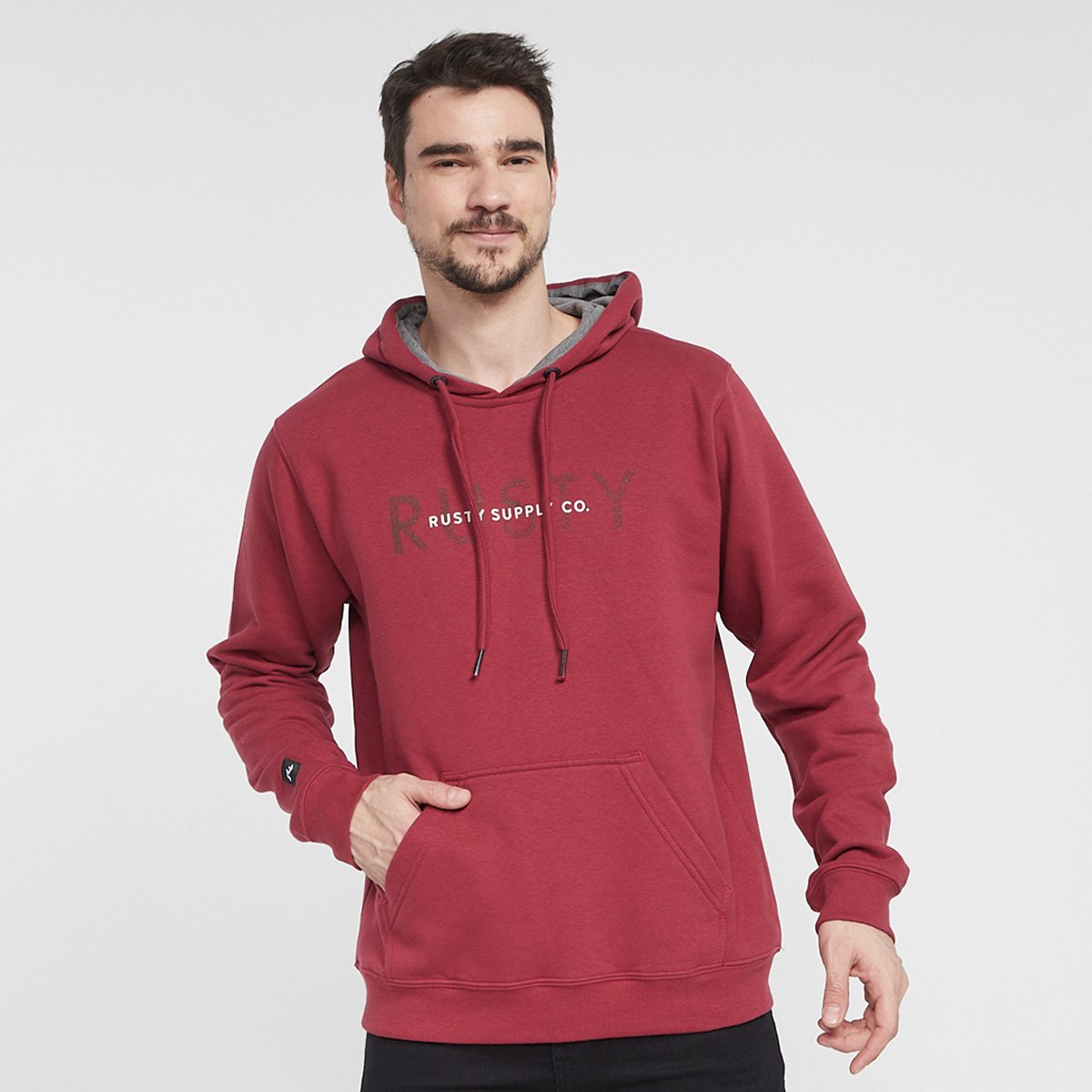 Moletom Rusty Type Capuz Masculino
