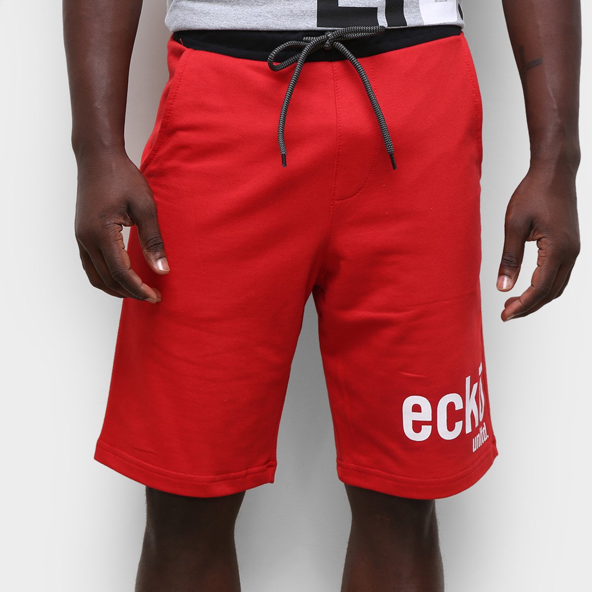 Bermuda Moletom Ecko Logo II Masculina