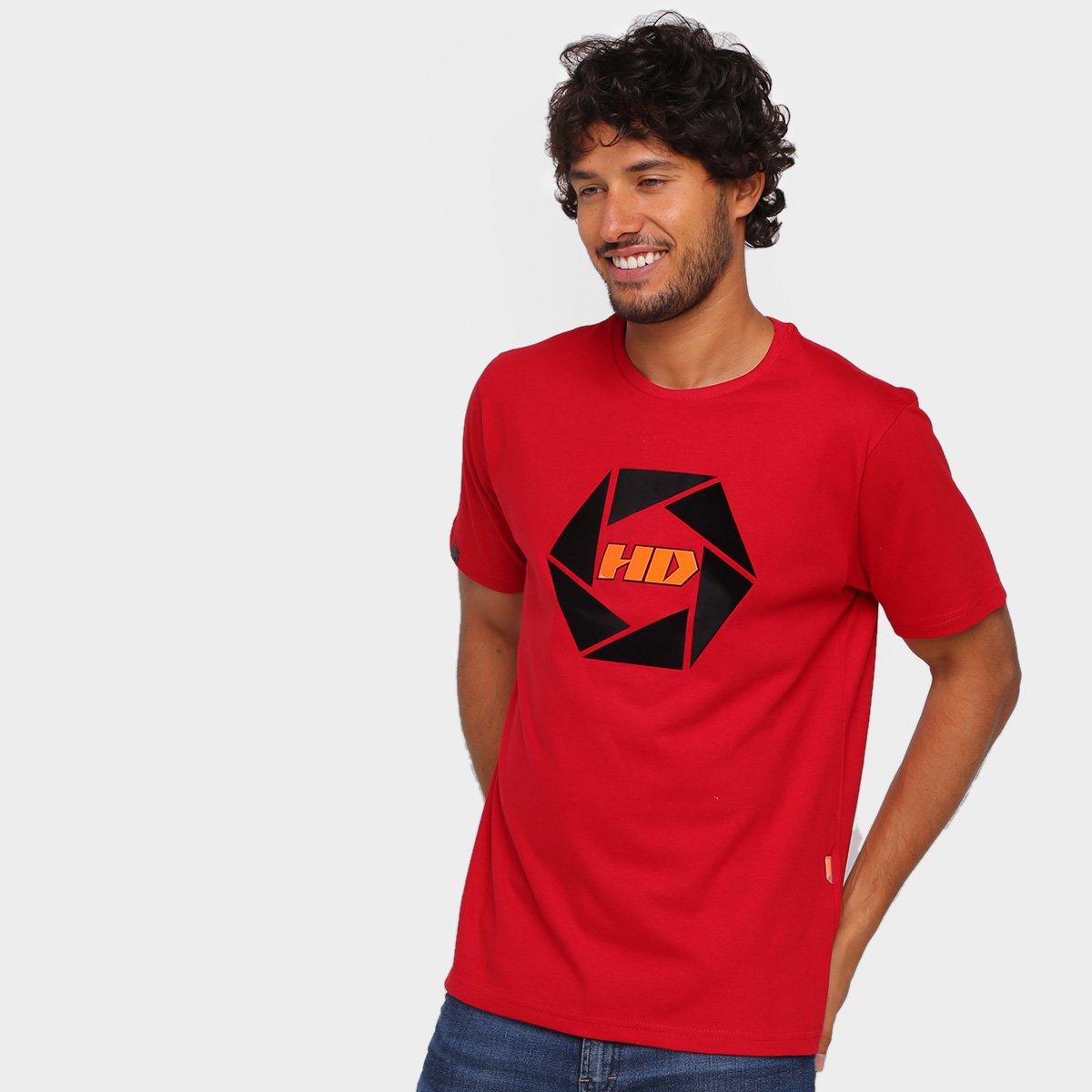 Camiseta HD Logo Degradê Masculina