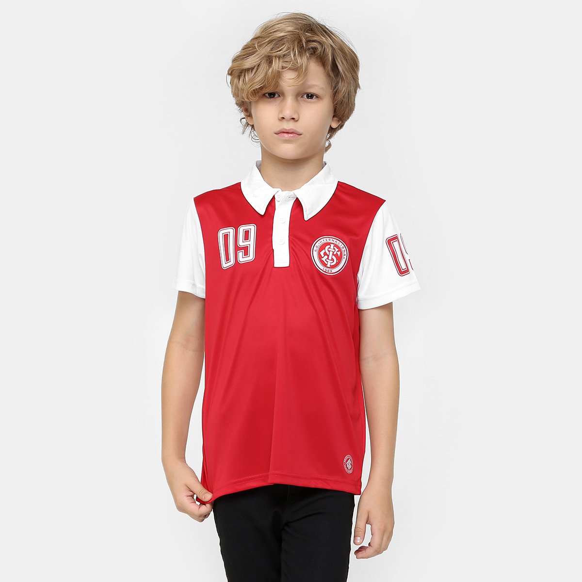 Camisa Polo Juvenil Internacional Logo