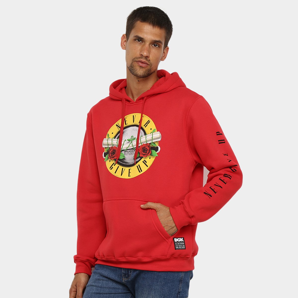 Moletom DGK Never Give Up Masculino