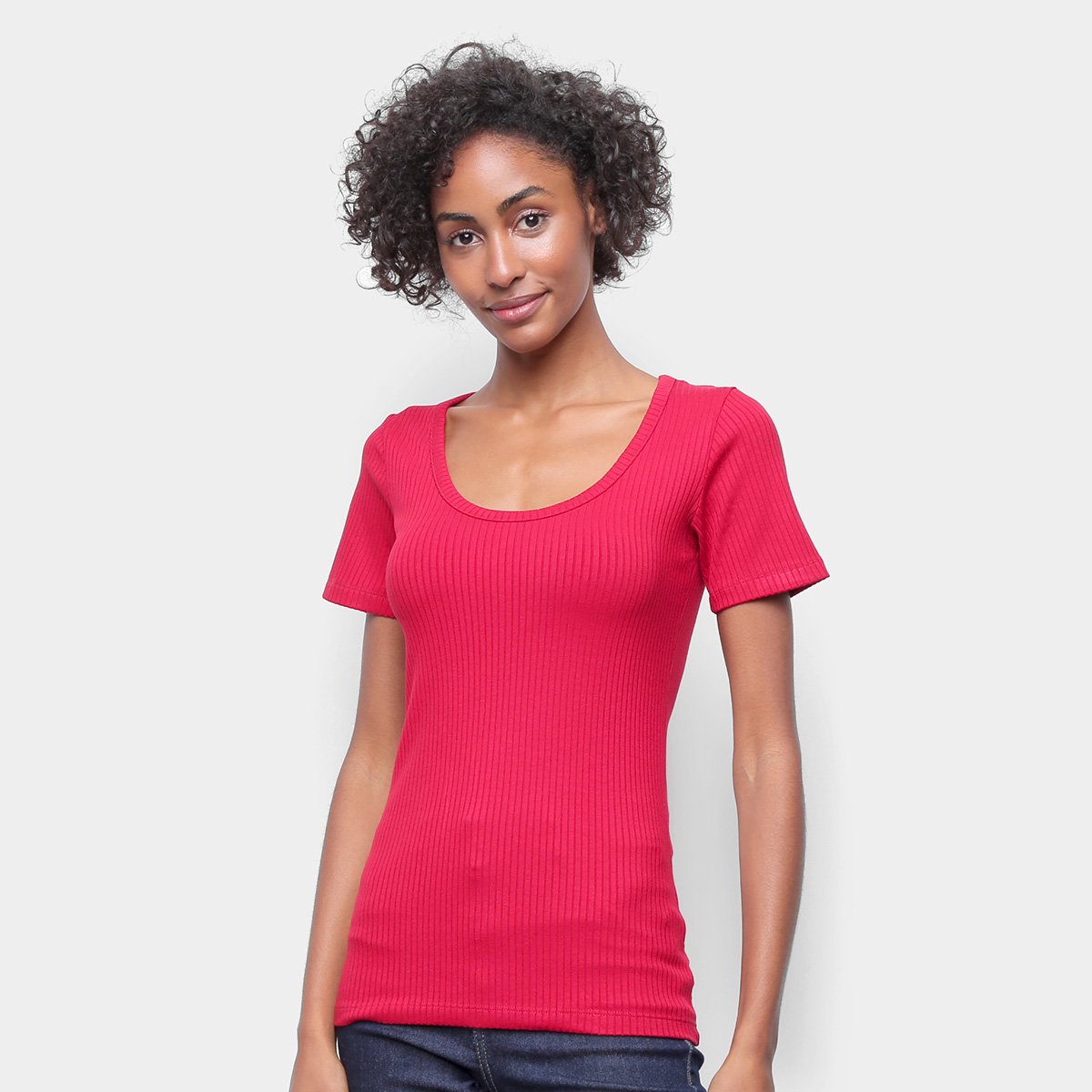 Camiseta Forum Canelada Gola U Feminina