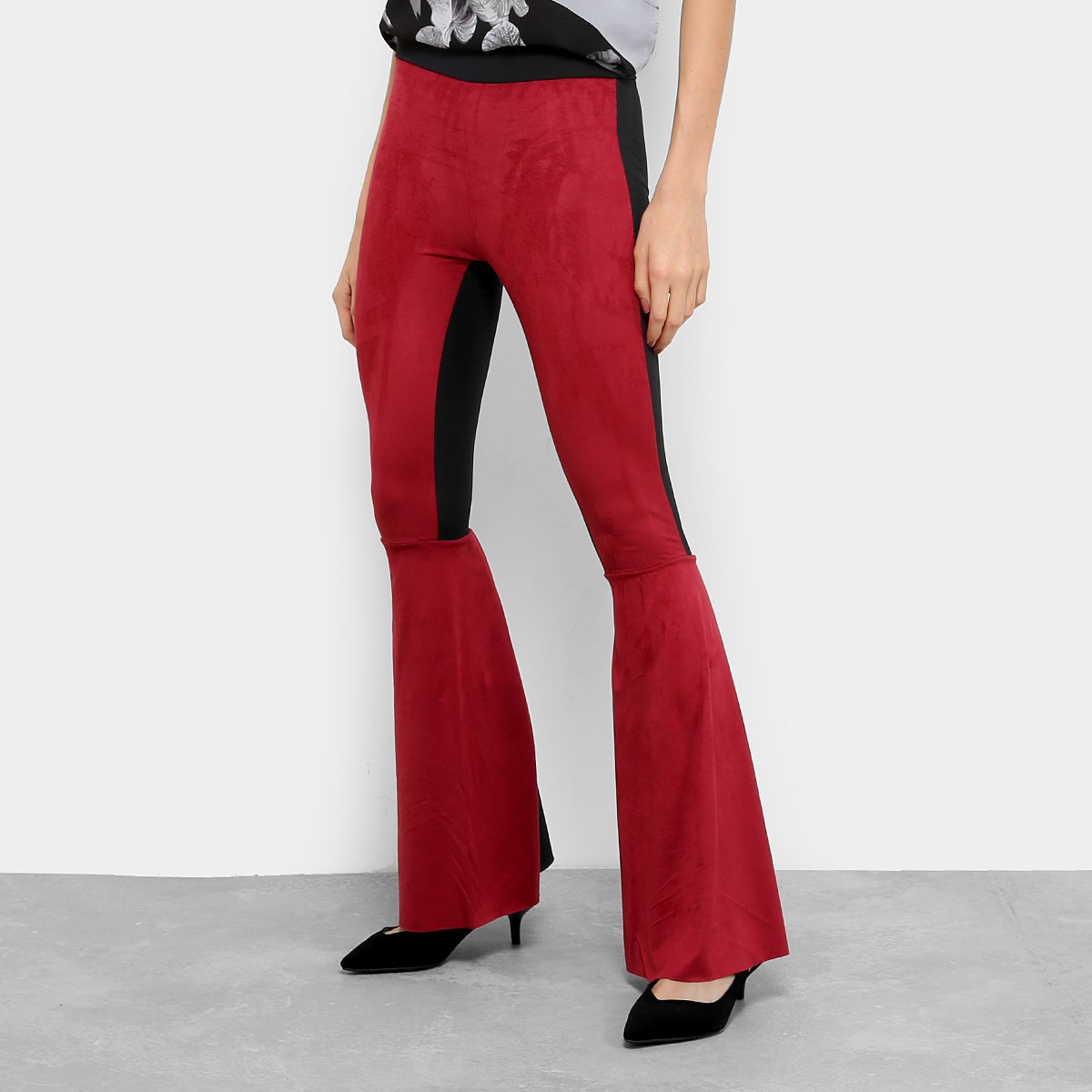 Calça Flare Chaire Cintura Alta Feminina
