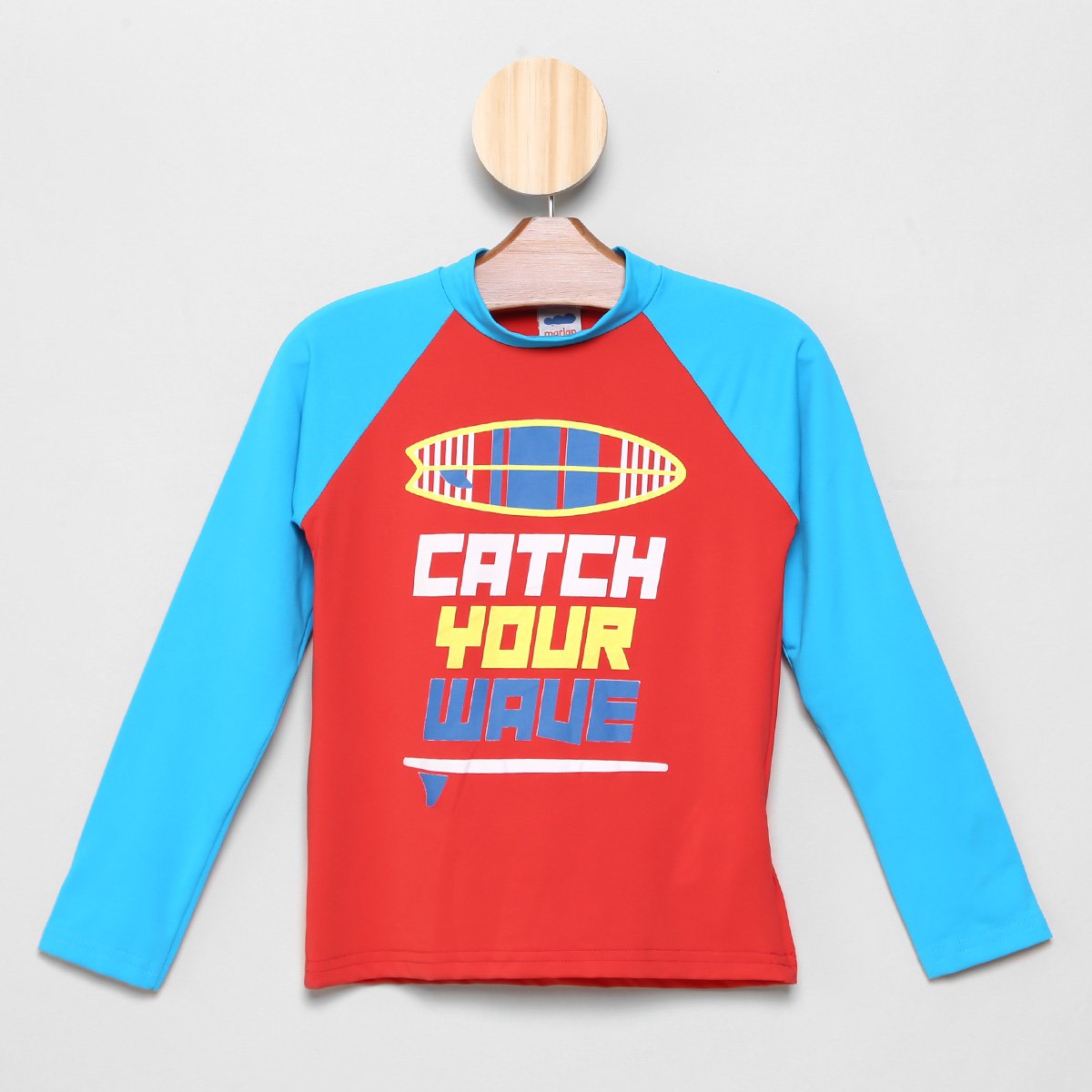Camiseta Infantil Marlan Estampada Manga Longa UV 50 + Masculina