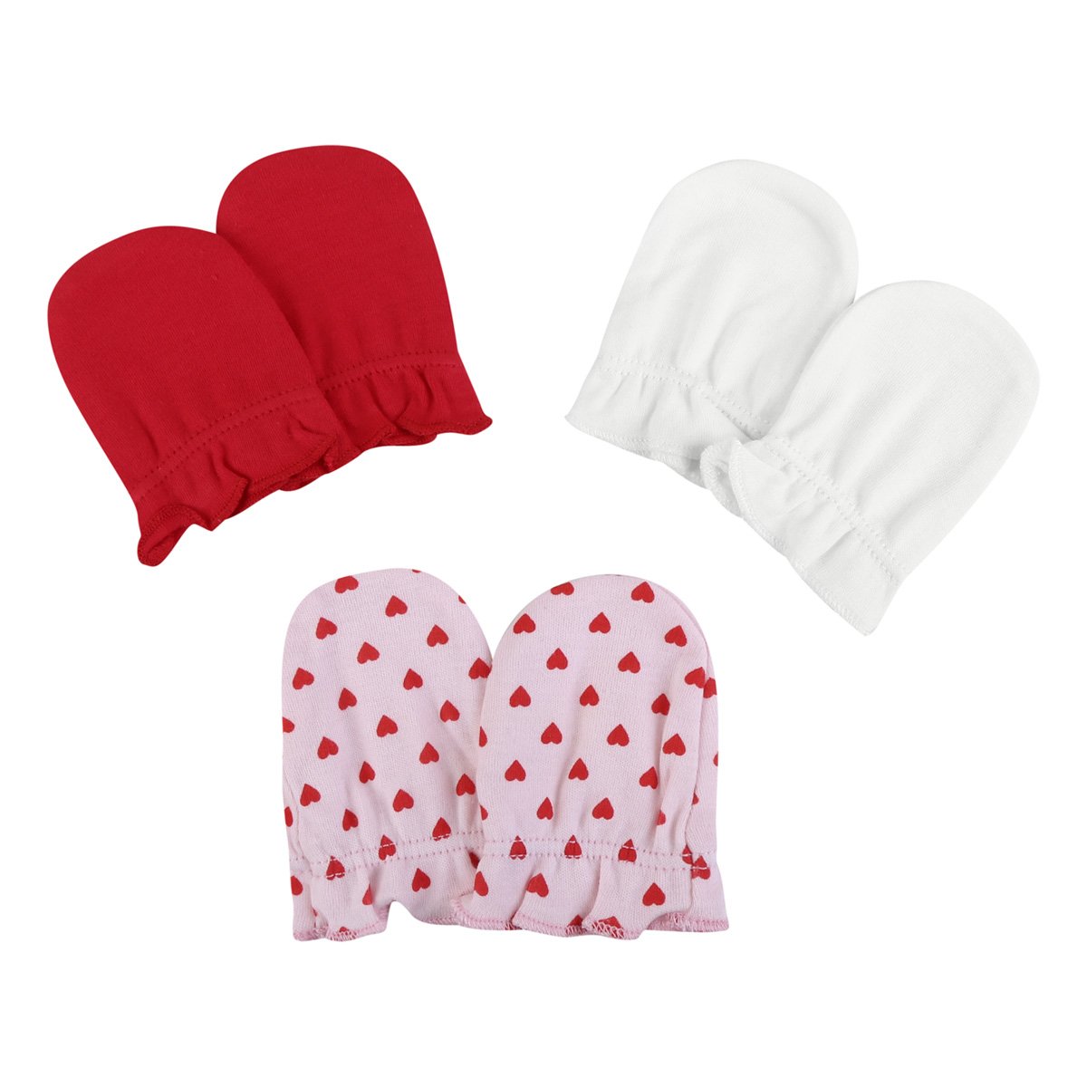 Kit Luva Bebê Pimpolho 3 Pares