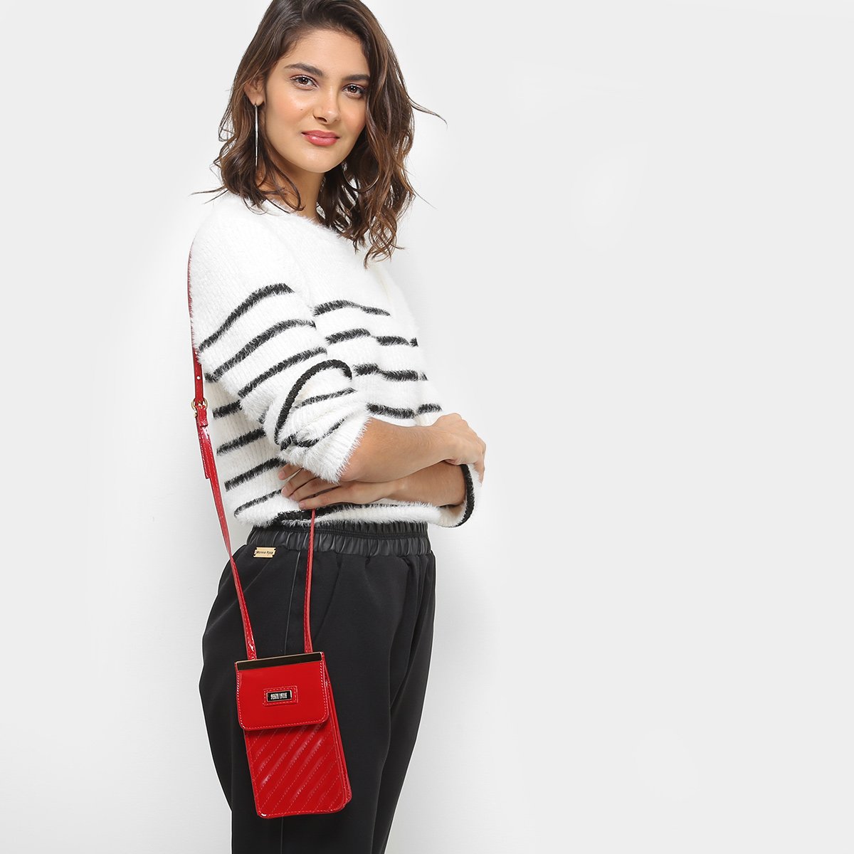 Porta Celular Santa Lolla Verniz Feminino