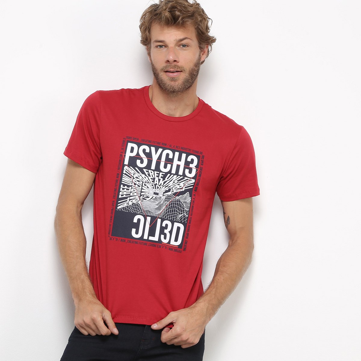 Camiseta All Free Estampada Masculina