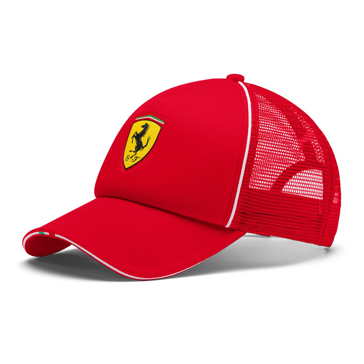 Boné Trucker Puma Ferrari Fanwear Aba Curva
