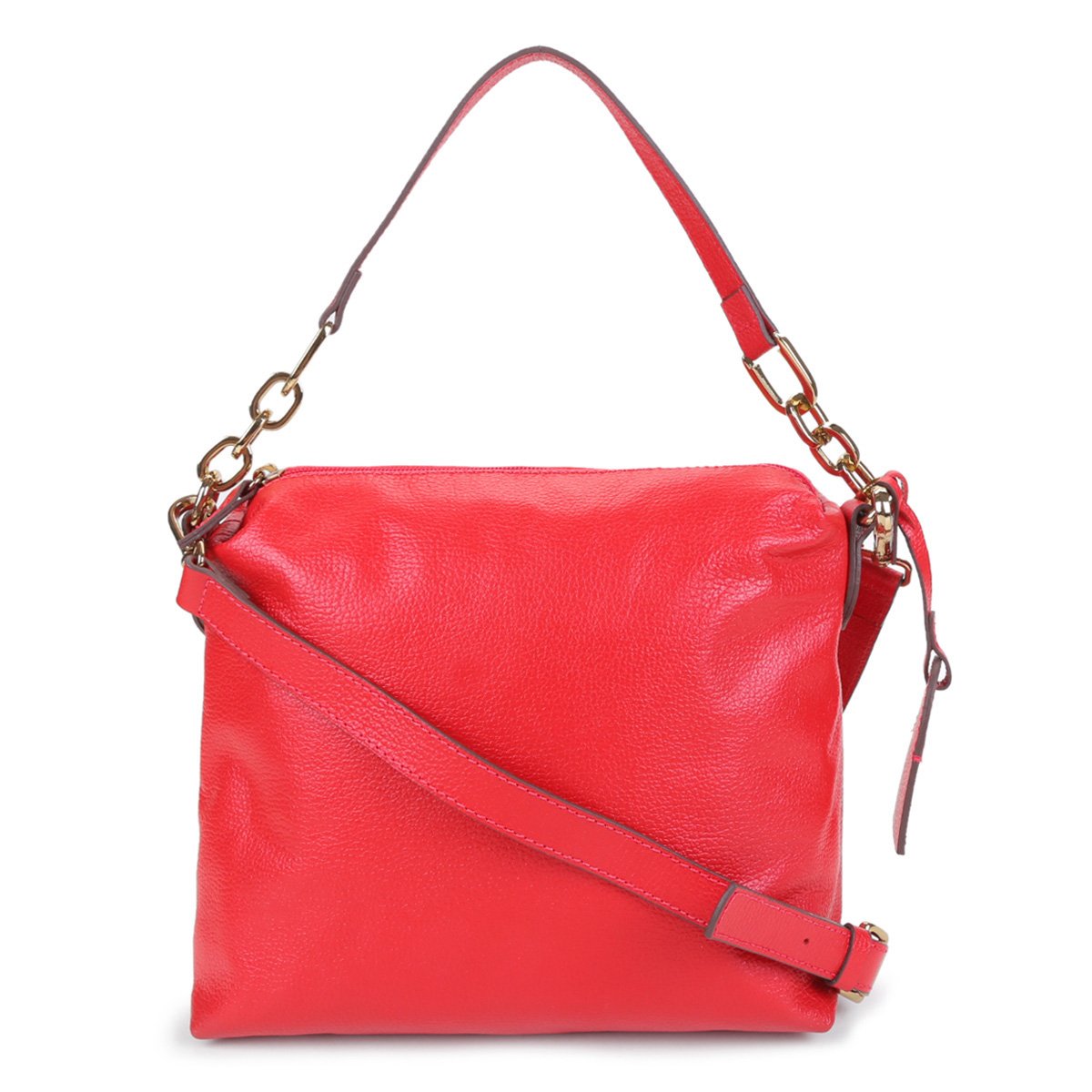 Bolsa Couro Shoestock Soft Bag Corrente Feminina