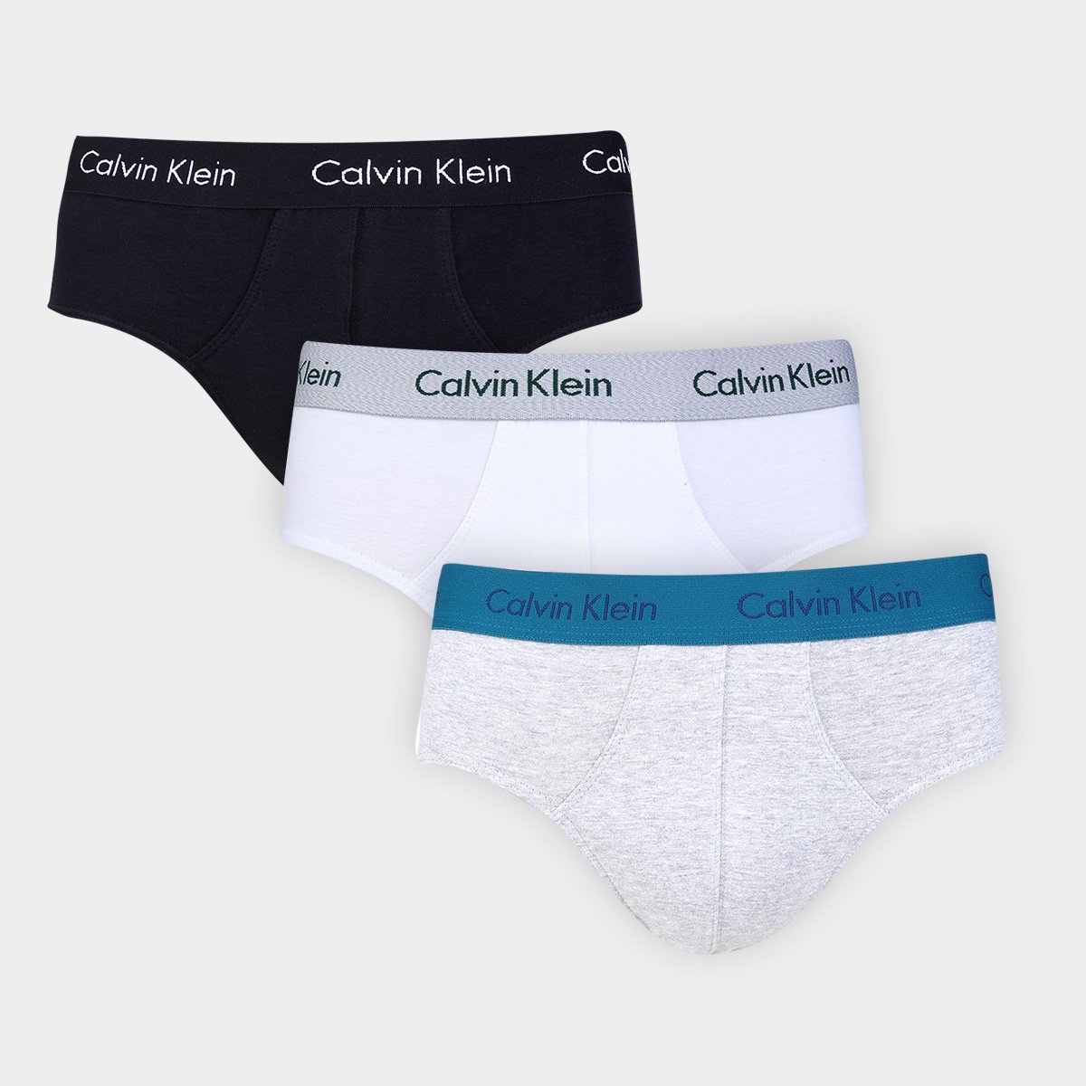 Kit Cueca Calvin Klein Brief 3 Peças