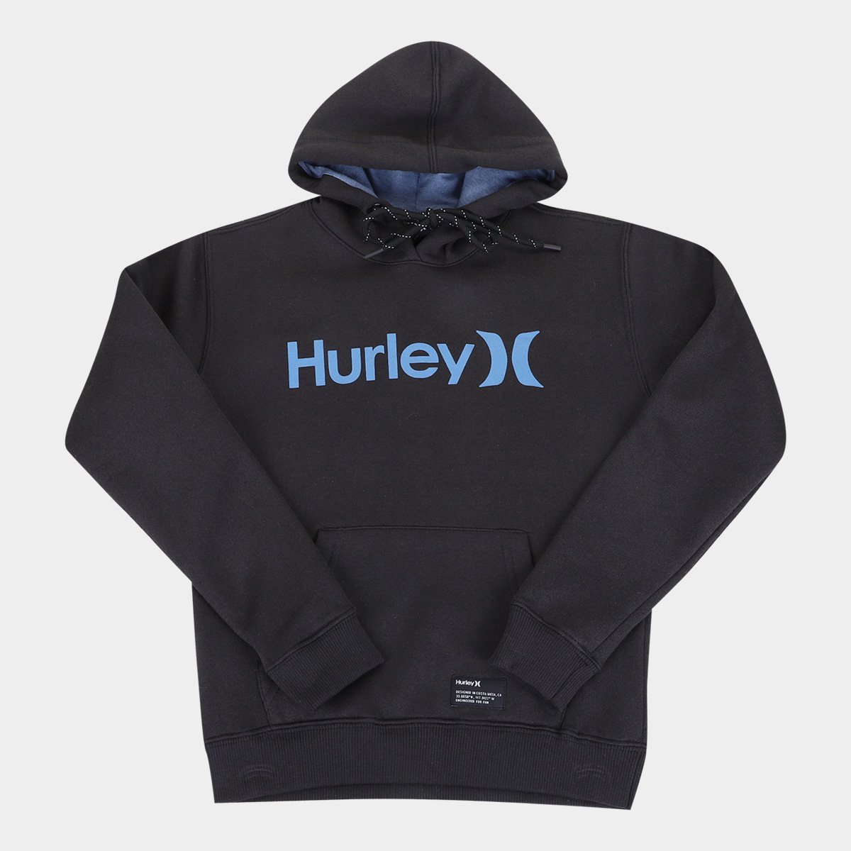 Moletom Juvenil Hurley Fechado O&O Solid Masculino