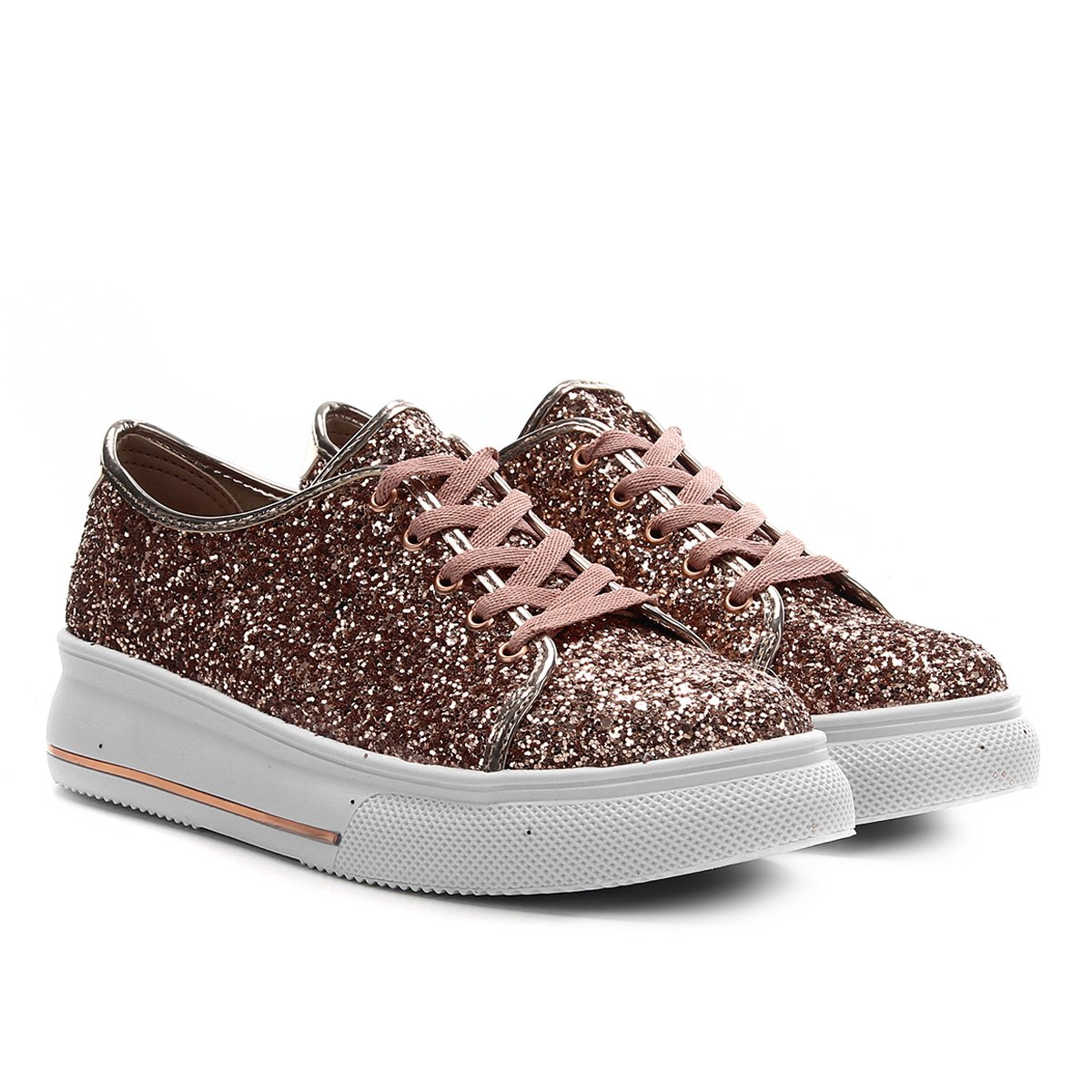 Sapato Infantil Molekinha Max Glit Glam Metal Color Feminino