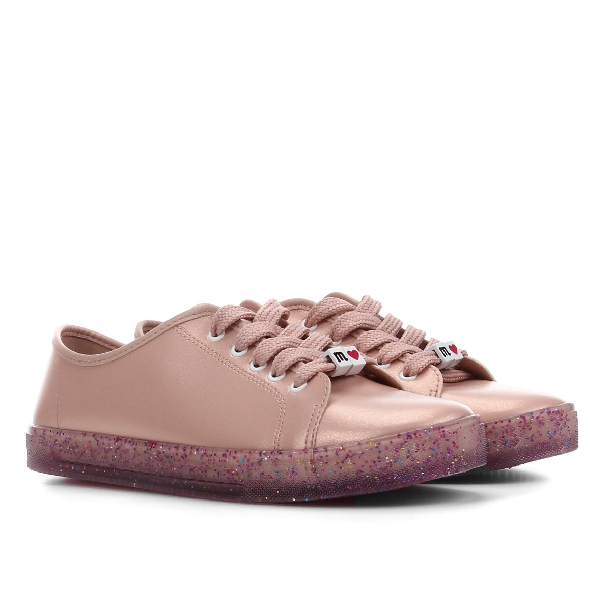 Tênis Infantil Molekinha Solado Glitter Feminino
