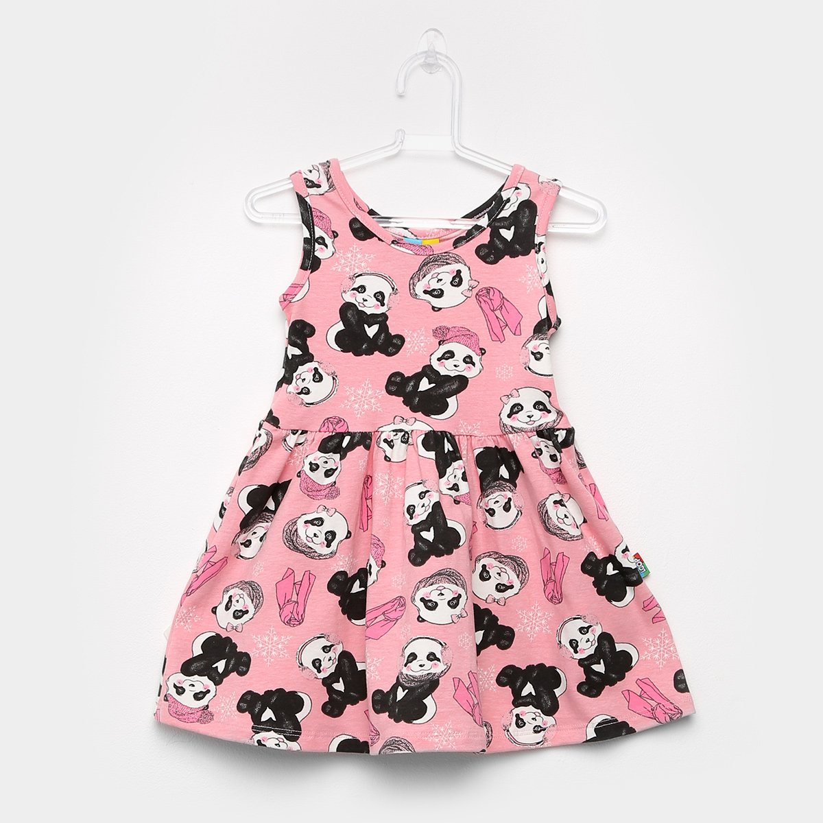 vestido infantil panda