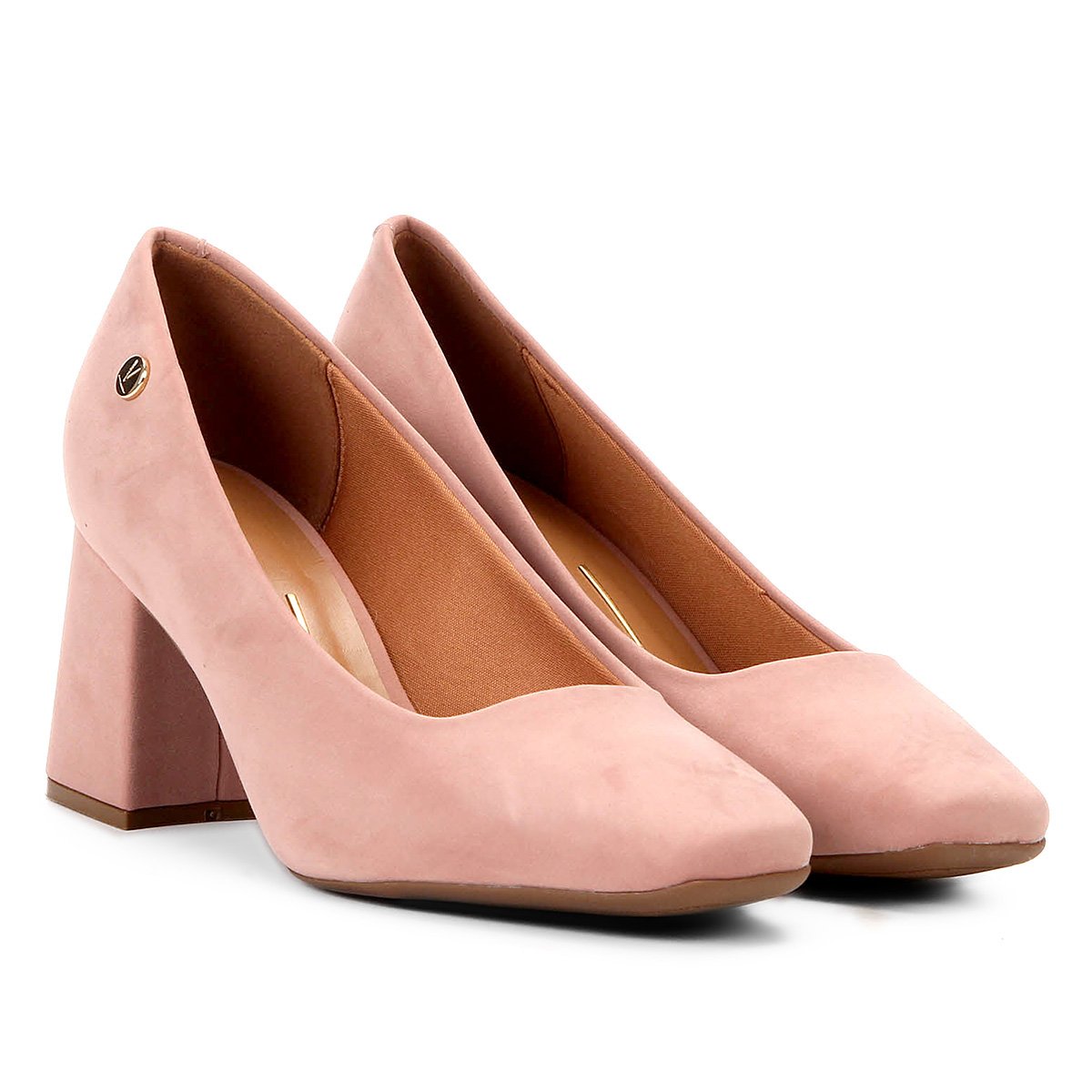 Scarpin salto quadrado vizzano Clearance