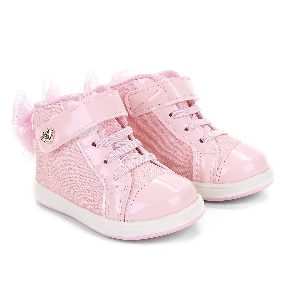 Tênis Infantil Cano Alto Klin Mini Gloss Street Feminino