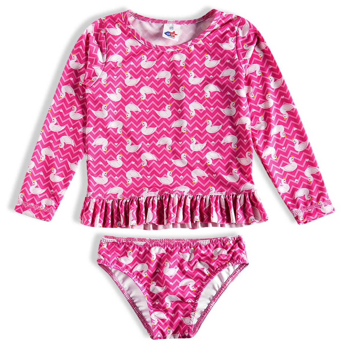 Conjunto Praia Toddler Tip Top Estampado Feminino