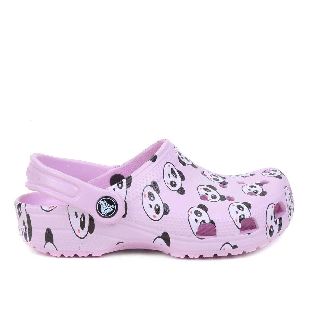 Crocs Infantil Classic Panda Print Clog K Feminino