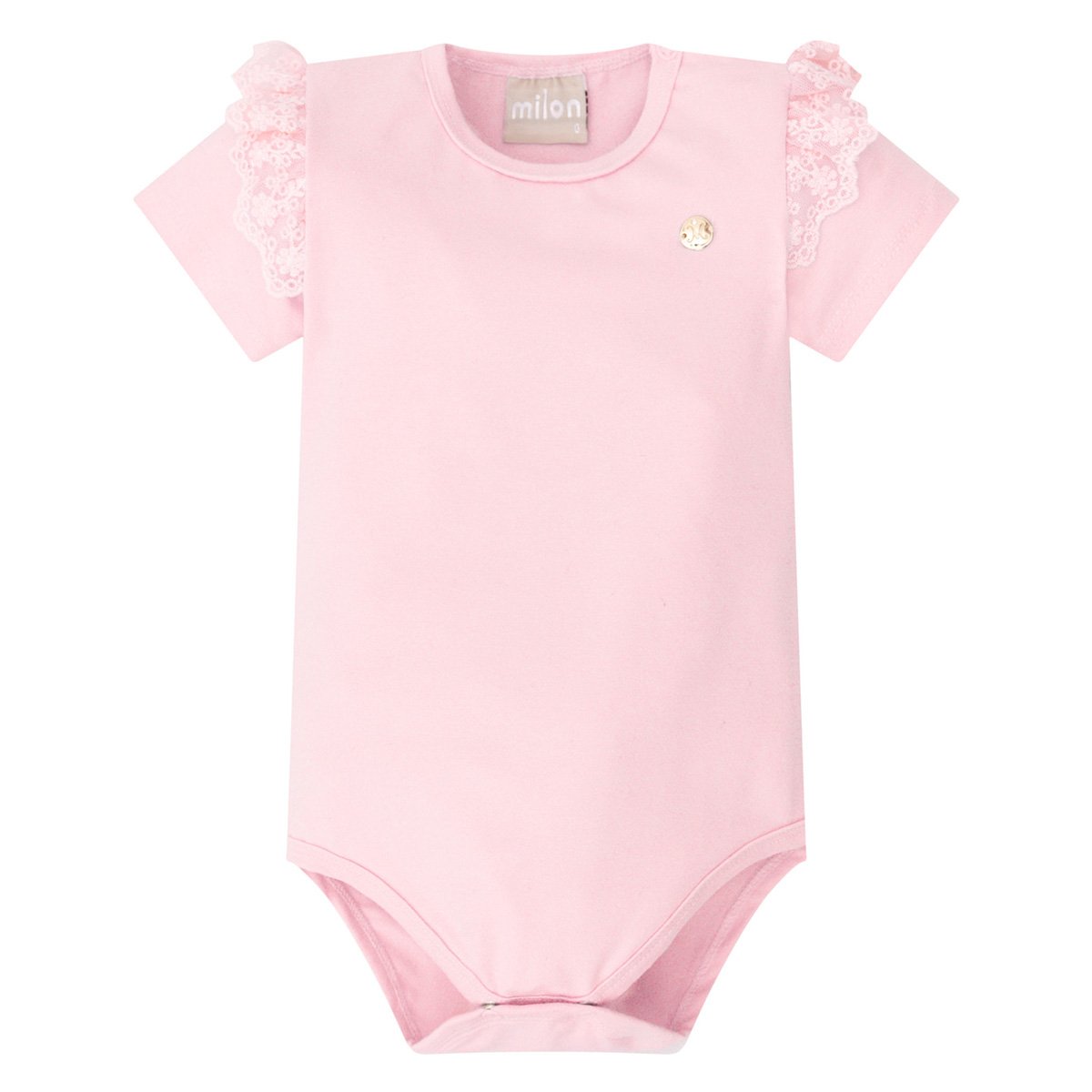 Body Bebê Milon Tule Medalhinha Feminino