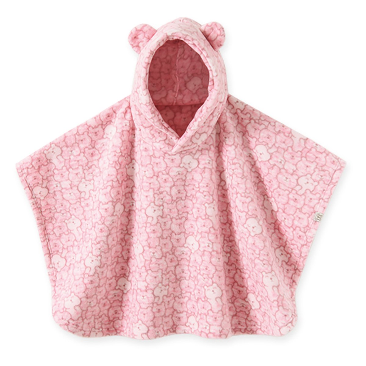 Poncho Infantil Pingo Lelê Soft Ursinho Capuz
