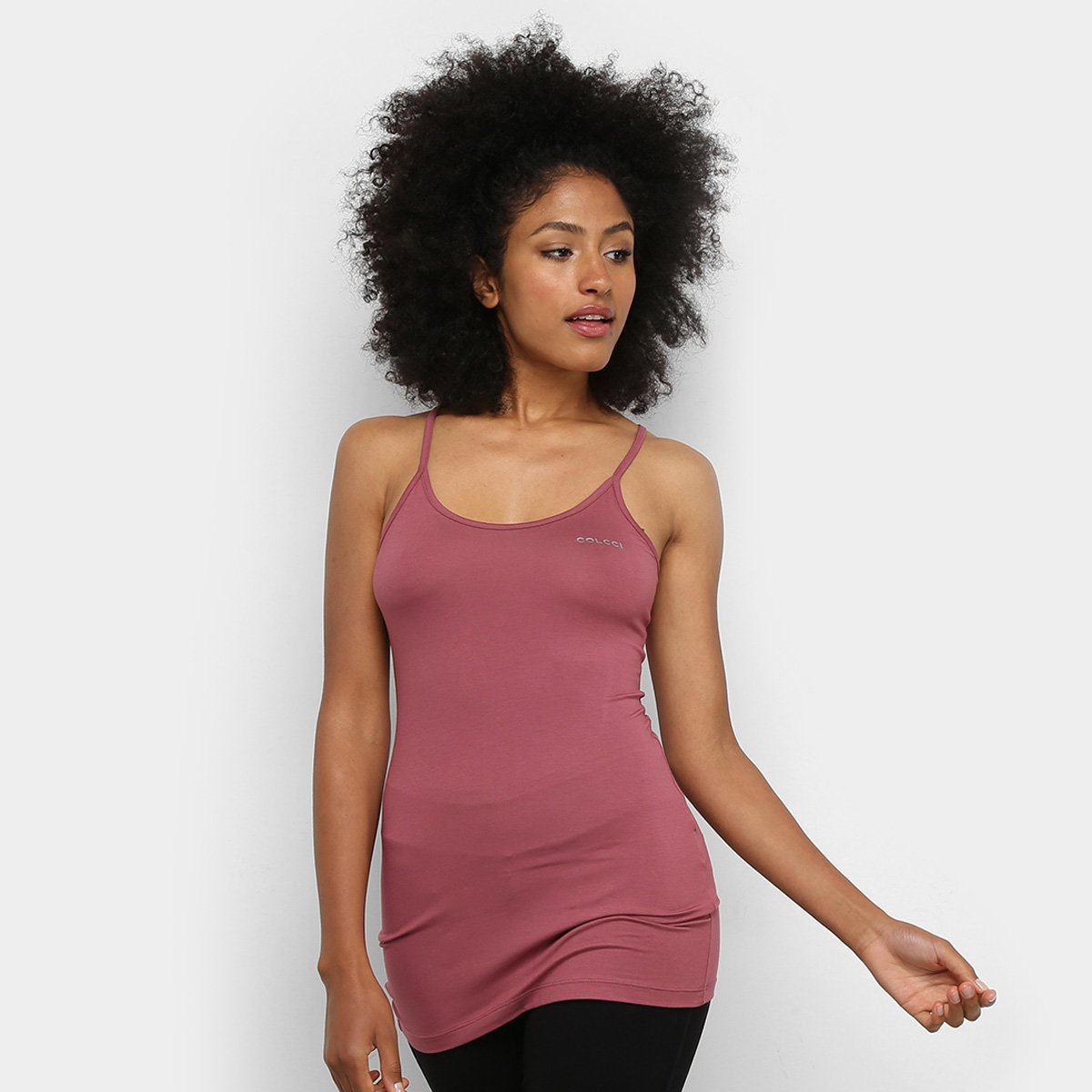 Regata Colcci Fitness Básica Oversized Feminina