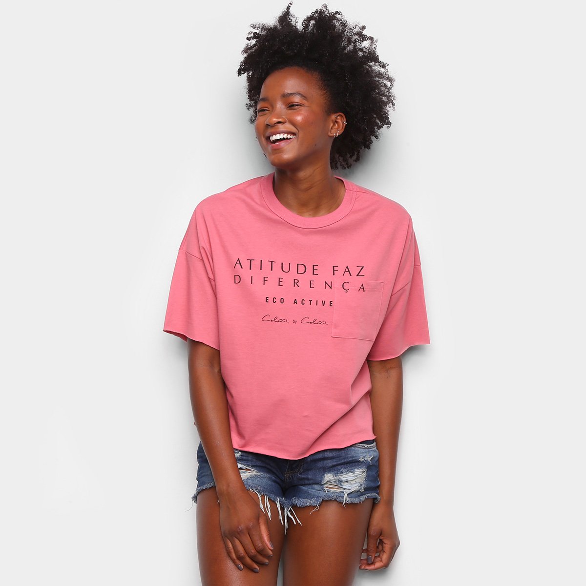Camiseta Colcci Diferença Eco Active Feminina