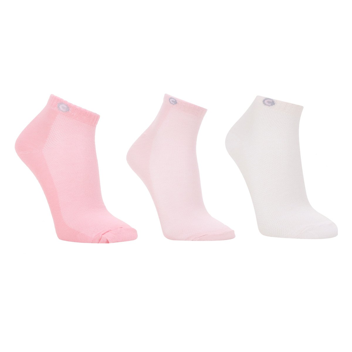 Kit Meia Cia da Meia Cano Baixo 3 Peças Feminino