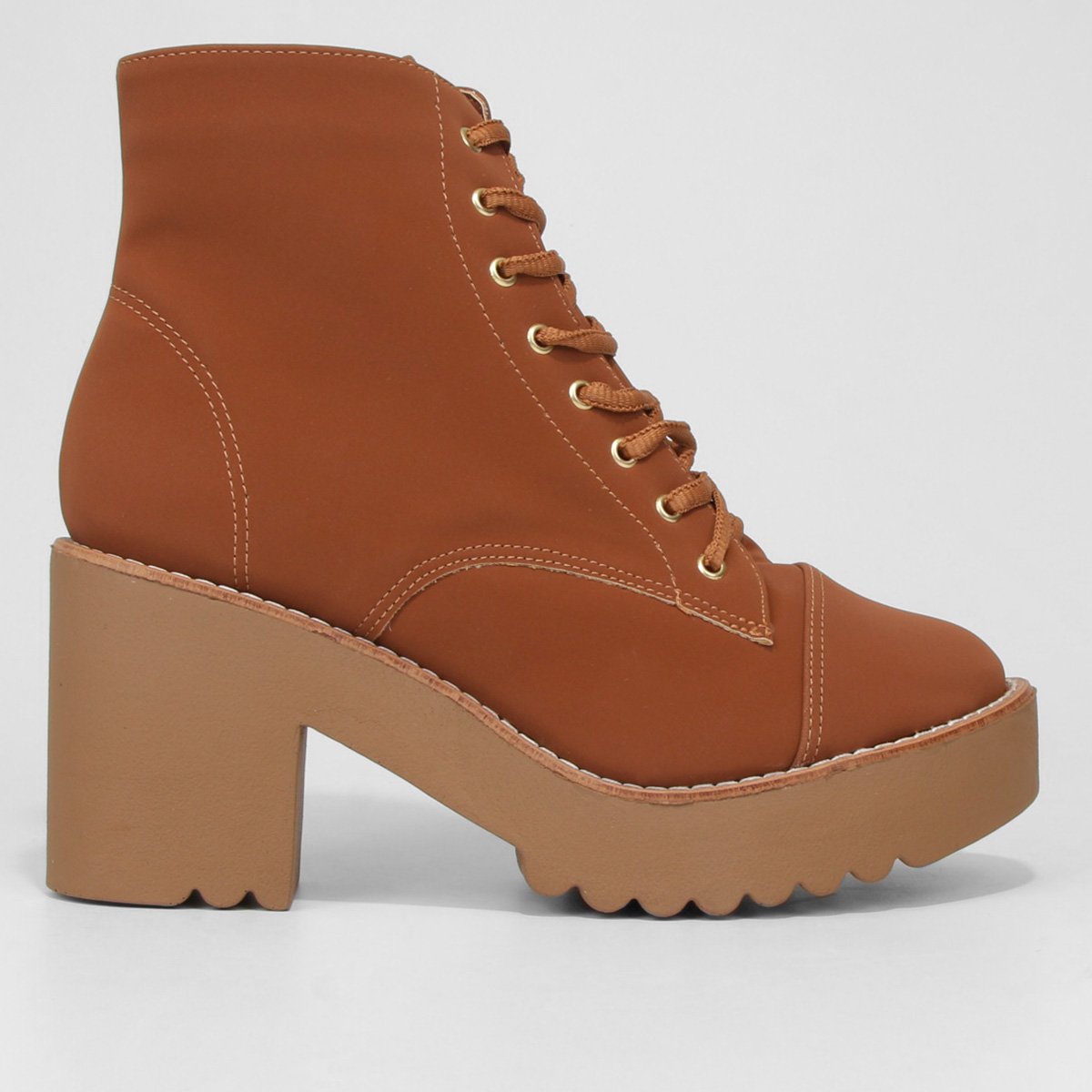 Bota Coturno Griffe Tratorada Feminina