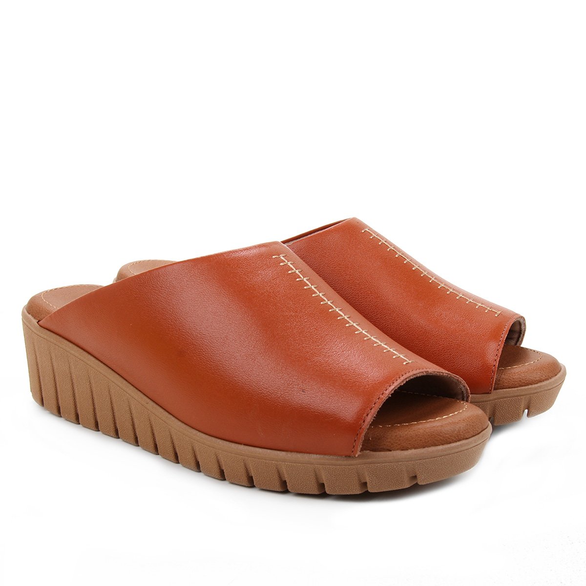 Tamanco Couro Usaflex Feminino