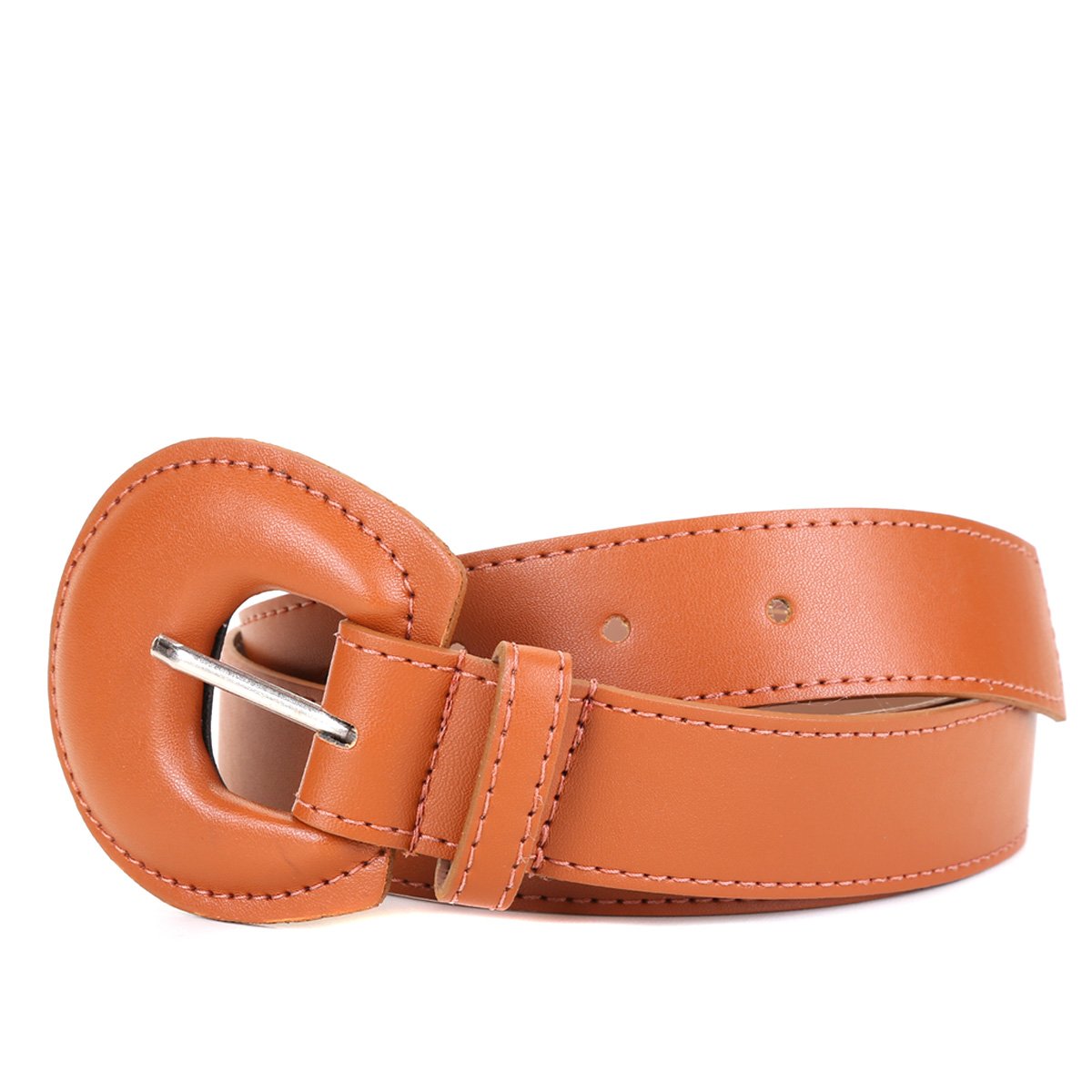 Cinto Atelier dos Cintos Fivela Forrada Feminino