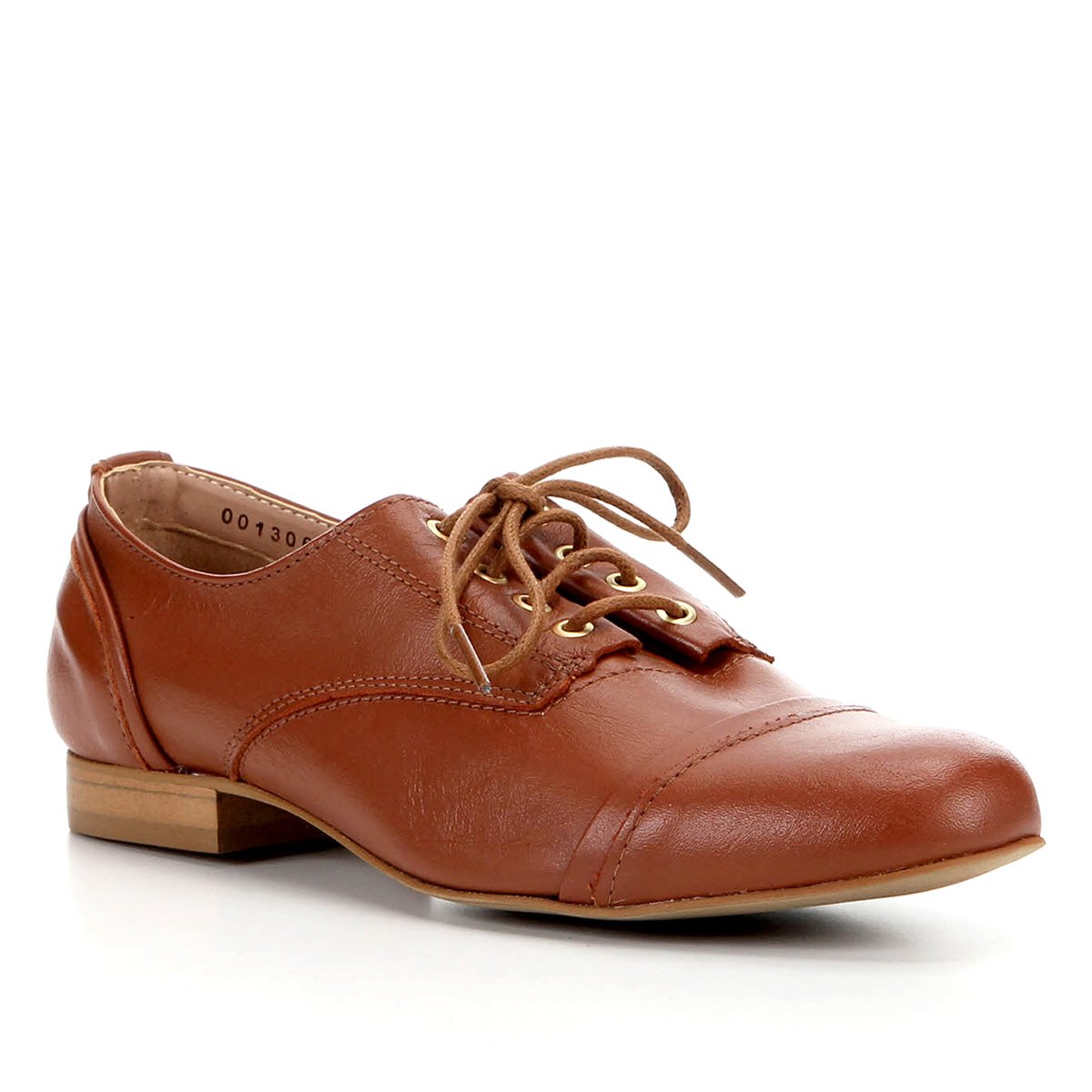 Oxford Couro Shoestock Basic Confort Feminina