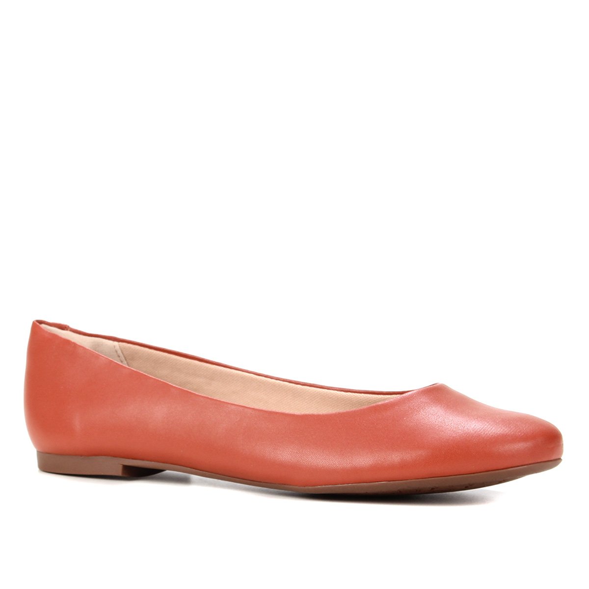 Sapatilha Shoestock Bico Redondo Lisa Feminina