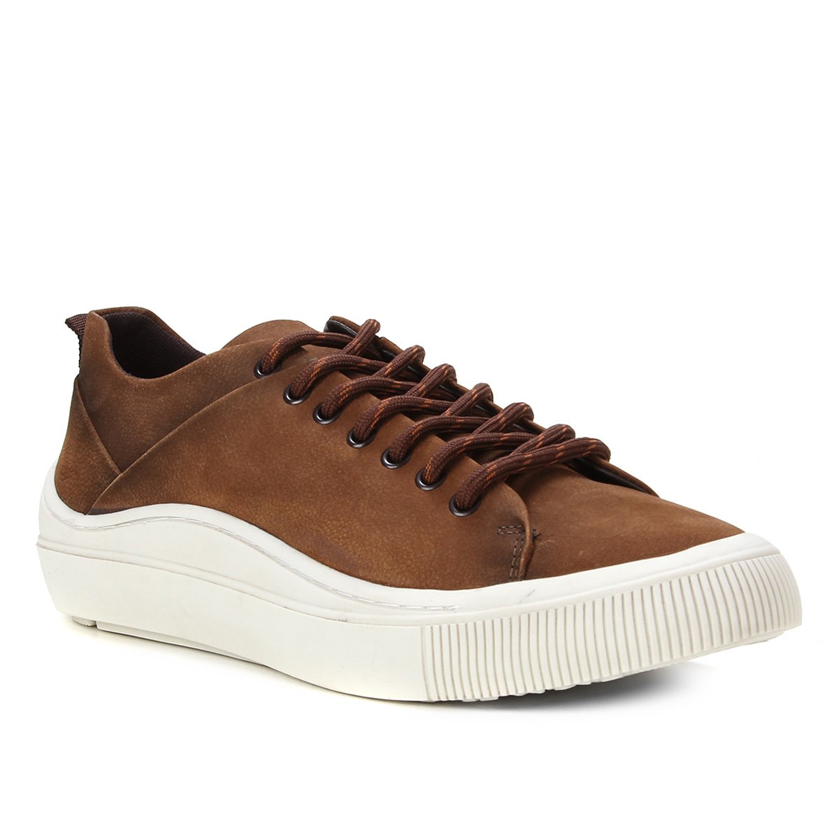 Sapatênis Couro Shoestock Stoned Masculino