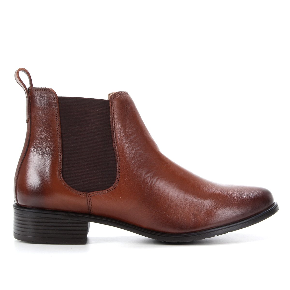 Bota Chelsea Shoestock Cano Curto Elástico Feminina