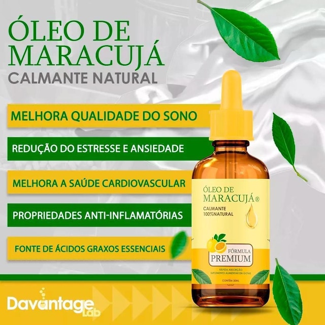 2 Frascoa Maracujá em Gotas Calm Sono Relaxamento