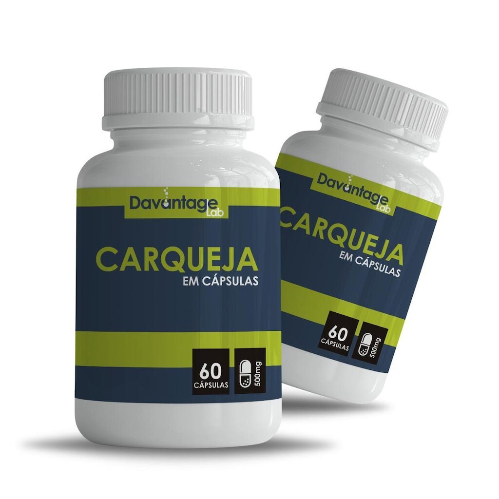 2 Potes Carqueja Digestiva A verdadeira em Cápsulas 500mg