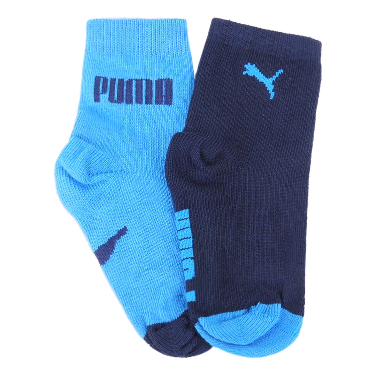 Meia infantil Puma Baby Cano Longo Kit Com 2 pares