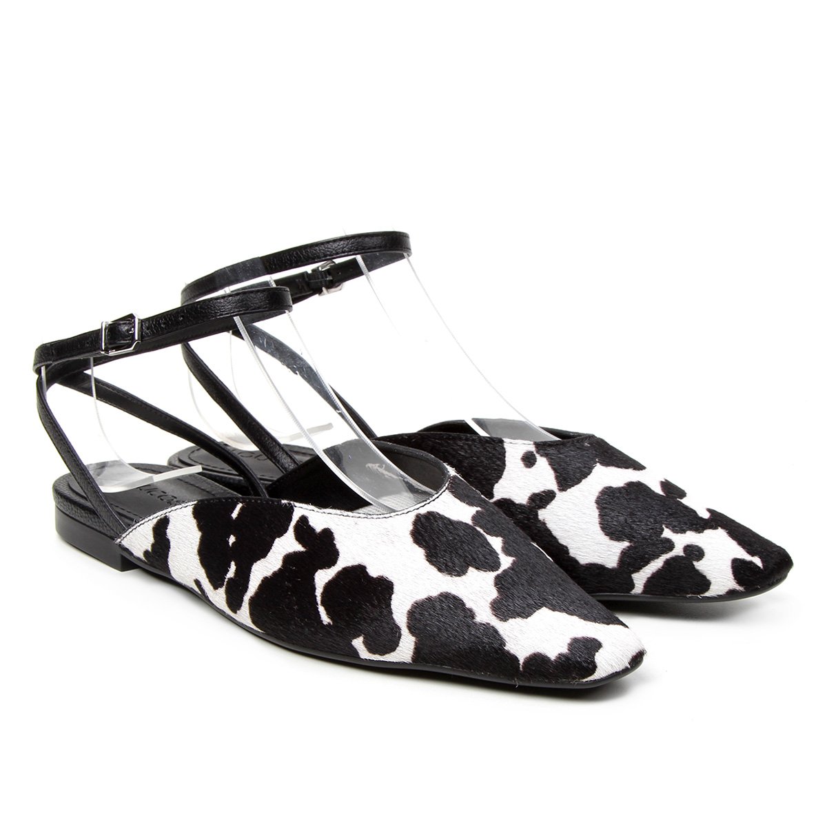 Mule Couro Loucos & Santos Animal Print