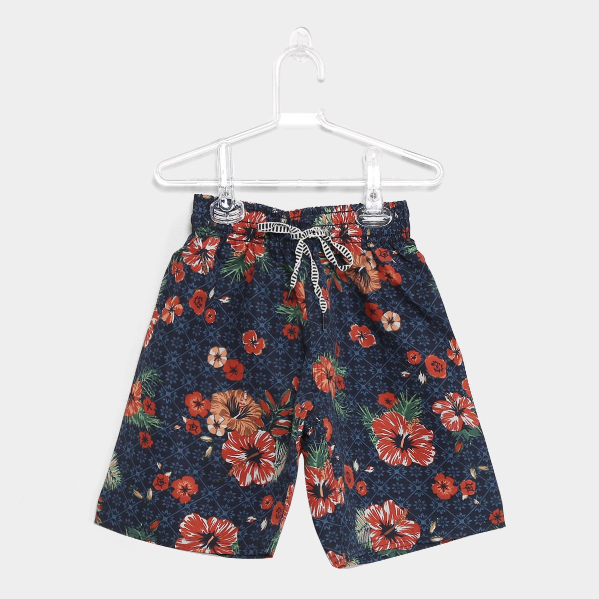 Bermuda D'Água Infantil Flora Zuu Floral Masculina