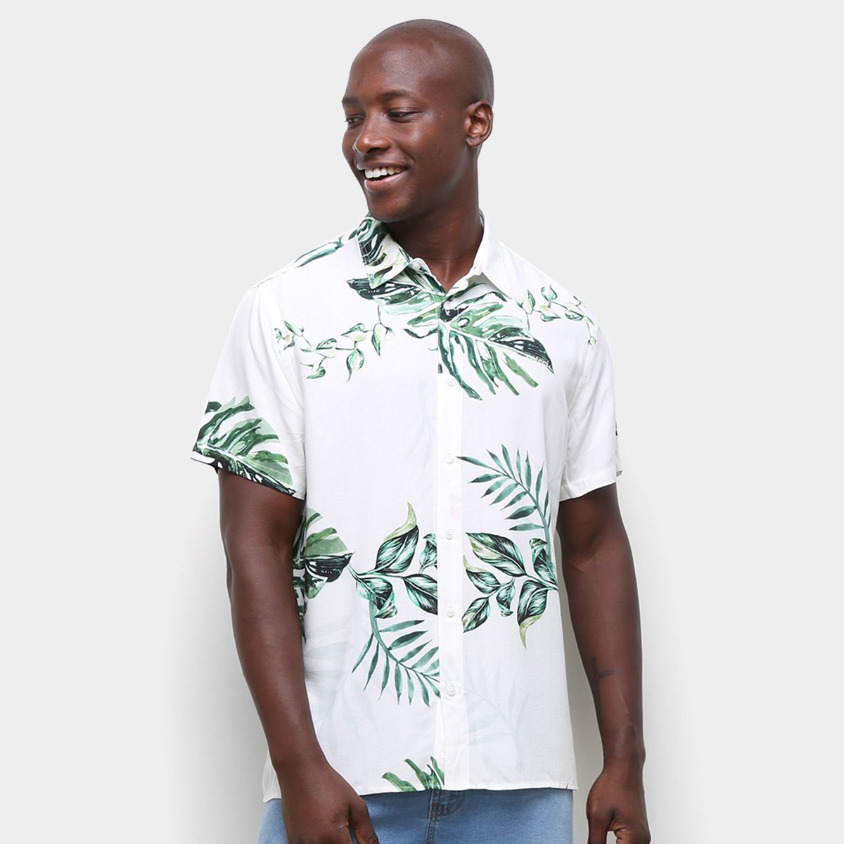 Camisa Colcci Estampada Relax Masculina