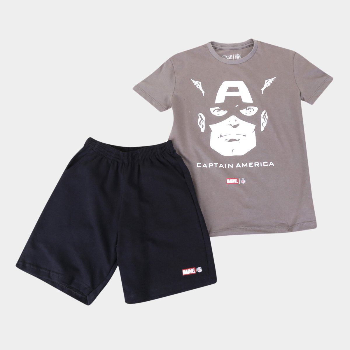 Conjunto Juvenil NFL Marvel Masculino