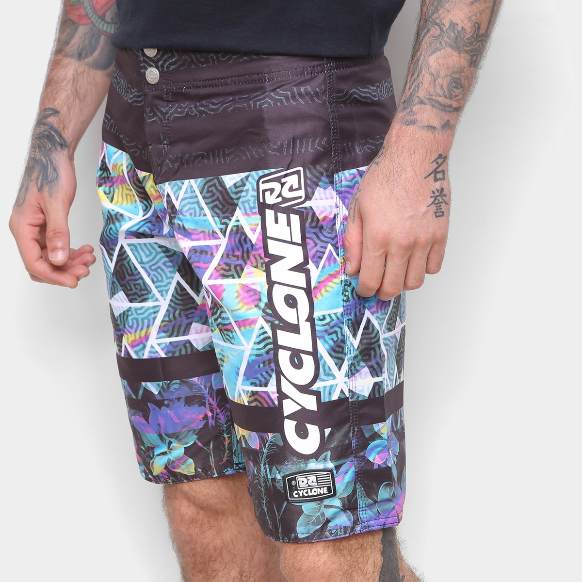 Bermuda Água Cyclone North Tiles Masculina