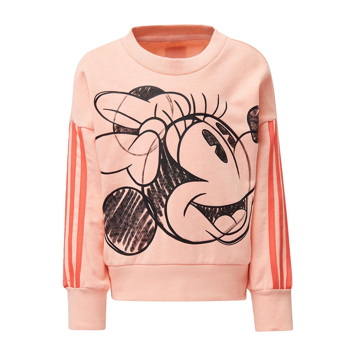 Moletom Infantil Adidas Minnie Mouse Crew Feminino