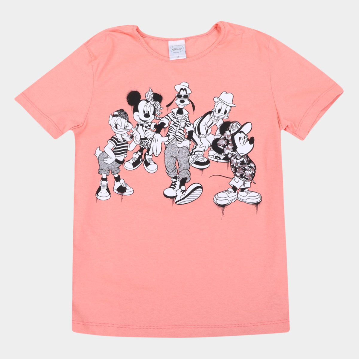 Blusa Infantil Disney Mickey e Amigos Feminina