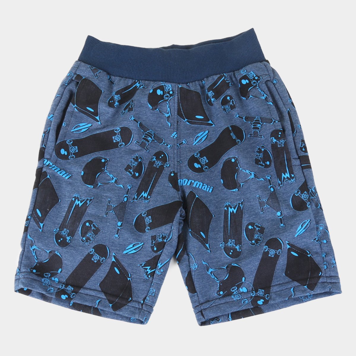Bermuda Infantil Mormaii Moletinho Estampada Full Print Masculina