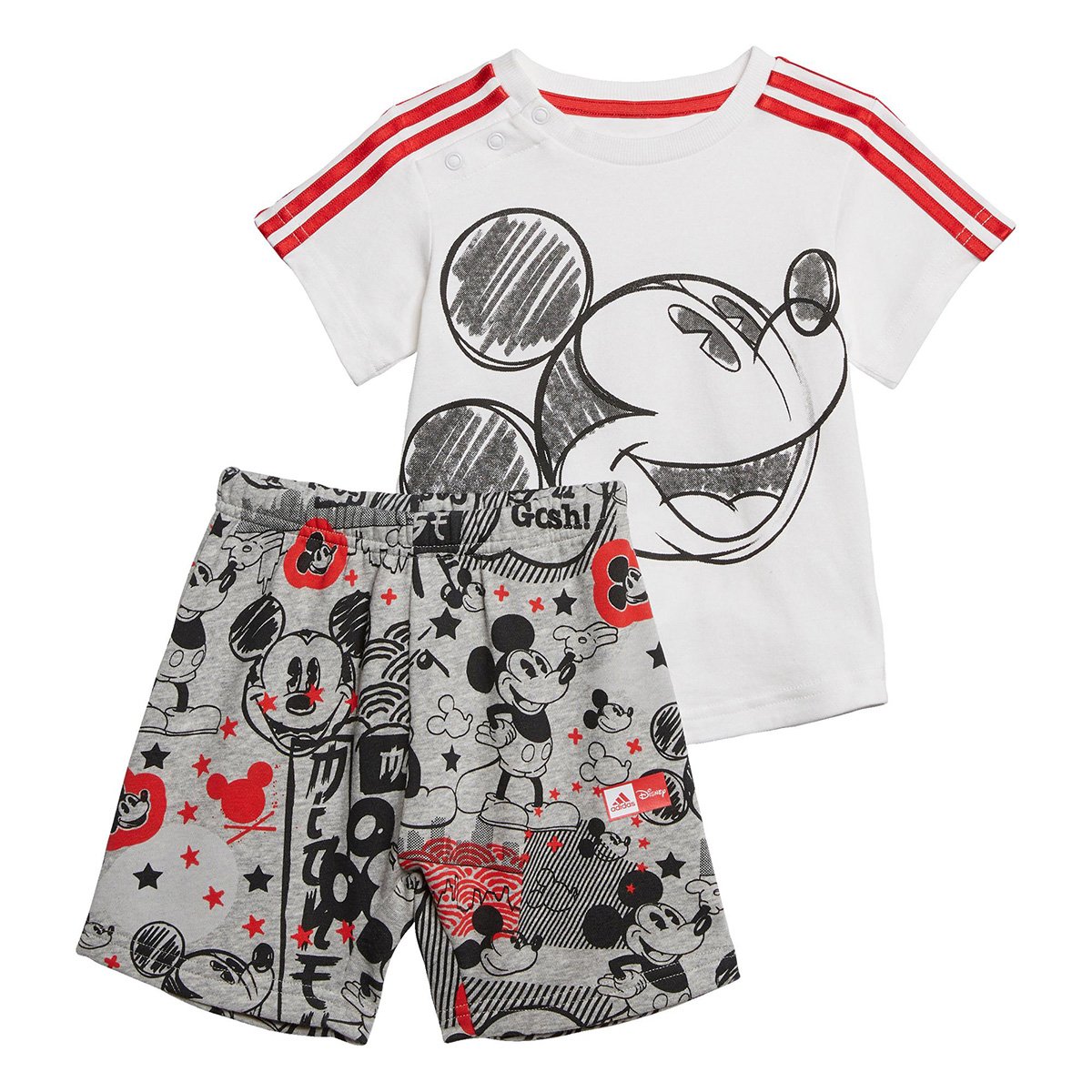 Conjunto Infantil Adidas Mickey Mouse Summer Set 2 Masculino