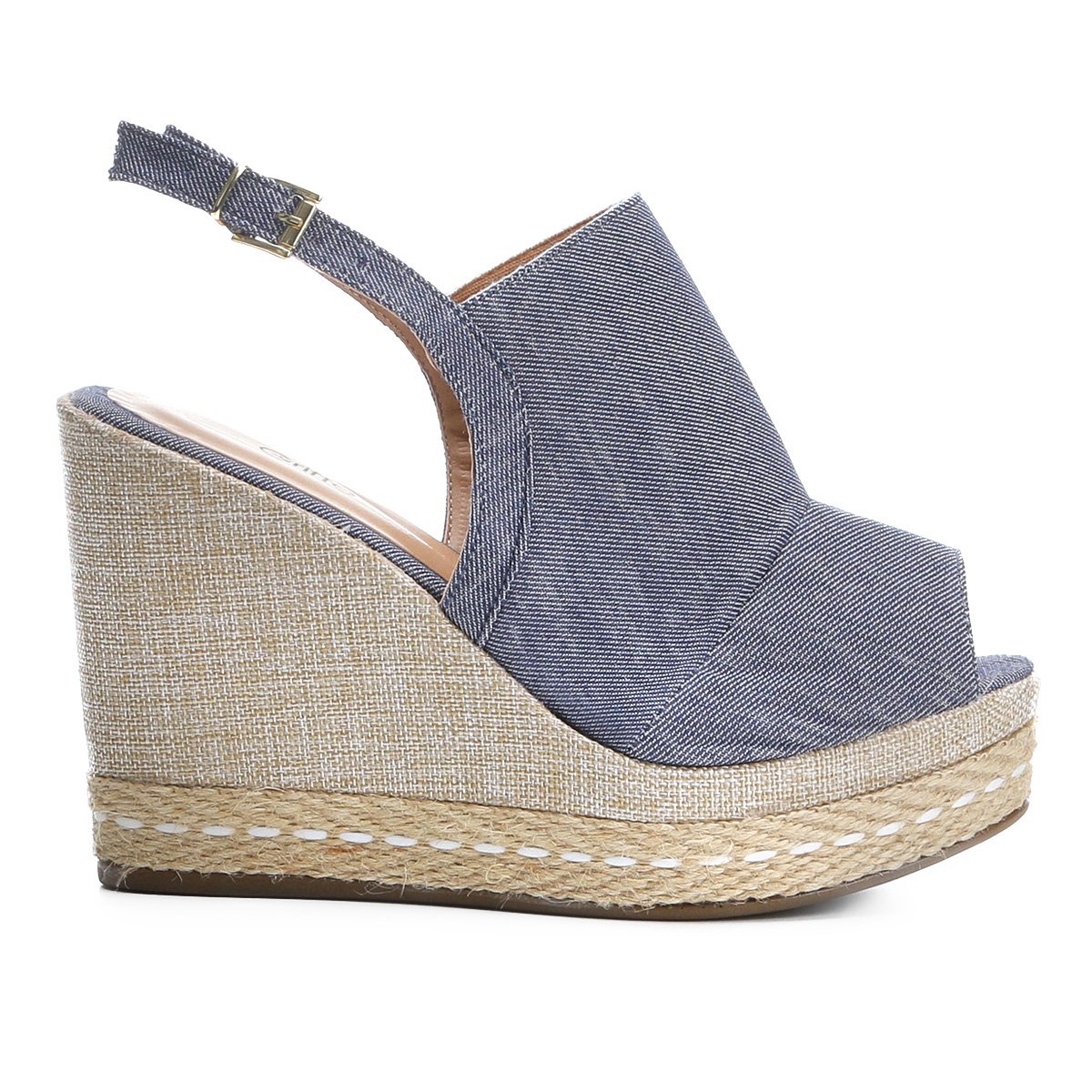 sandalia anabela griffe