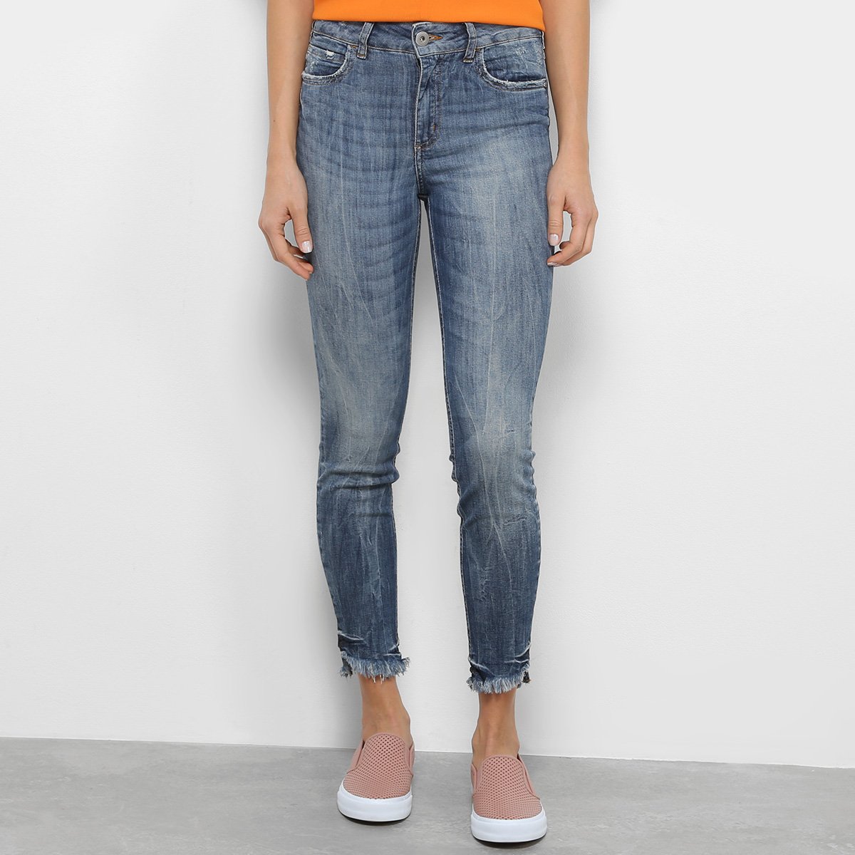 Calça Jeans Skinny Colcci Bia Estonada Feminina